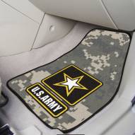Army Black Knights Camo 2-Piece Carpet Car Mats