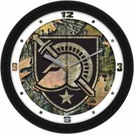 Army Black Knights Camo Wall Clock