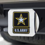 Army Black Knights Chrome Color Hitch Cover