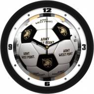 Army Black Knights Soccer Wall Clock