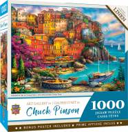 Art Gallery A Beautiful Day at Cinque Terre 1000 Piece Puzzle