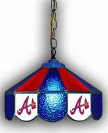 Atlanta Braves 14" Glass Pub Lamp