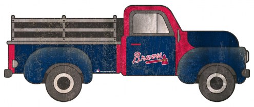 Atlanta Braves 15&quot; Truck Cutout Sign