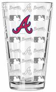 Atlanta Braves 16 oz. Sandblasted Pint Glass