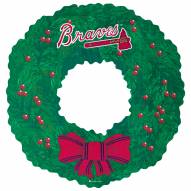 Atlanta Braves 16" Team Wreath Sign