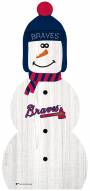 Atlanta Braves 31" Snowman Leaner