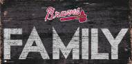 Atlanta Braves 6" x 12" Family Sign