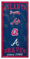 Atlanta Braves 6" x 12" Heritage Sign