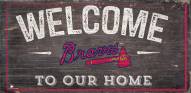 Atlanta Braves 6" x 12" Welcome Sign