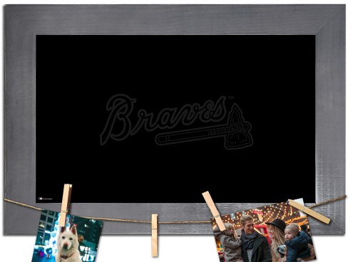 Atlanta Braves Chalkboard with Frame