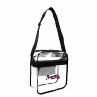 Atlanta Braves Clear Crossbody Carry-All Bag