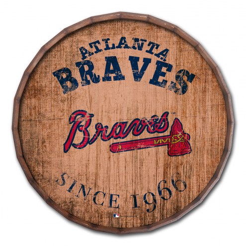 Atlanta Braves Established Date 16&quot; Barrel Top