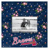 Atlanta Braves Floral 10" x 10" Picture Frame