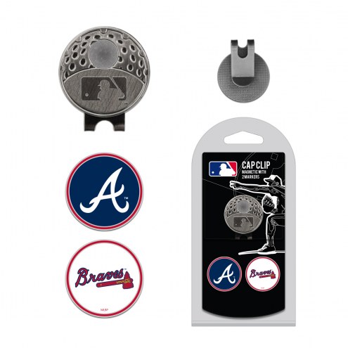Atlanta Braves Hat Clip & Marker Set