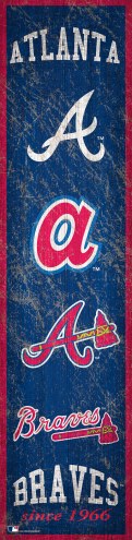 Atlanta Braves Heritage Banner Vertical Sign