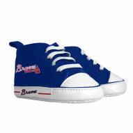 Atlanta Braves Pre-Walker Baby Shoes