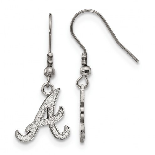 Atlanta Braves Stainless Steel Dangle Earrings