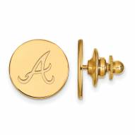 Atlanta Braves Sterling Silver Gold Plated Lapel Pin