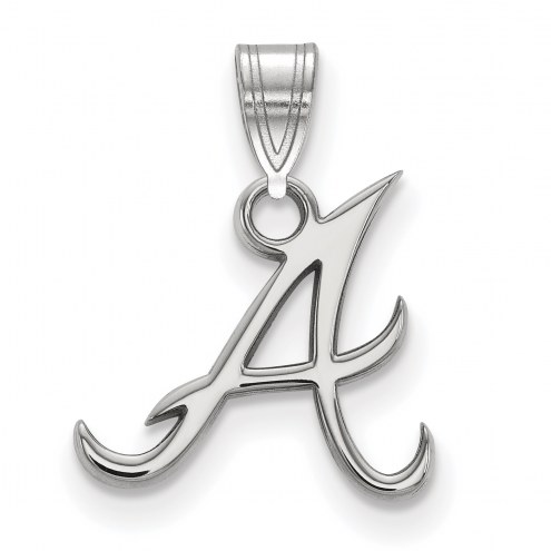 Atlanta Braves Sterling Silver Small Pendant
