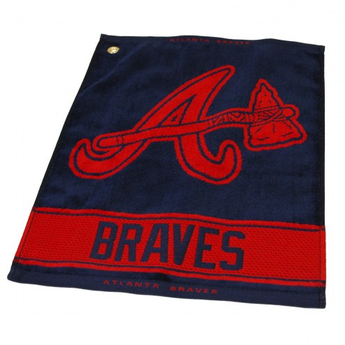 Atlanta Braves Woven Golf Towel