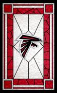 Atlanta Falcons 11" x 19" Stained Glass Sign