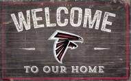 Atlanta Falcons 11" x 19" Welcome to Our Home Sign