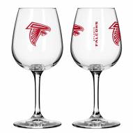 Atlanta Falcons 12 oz. Gameday Stemmed Wine Glass