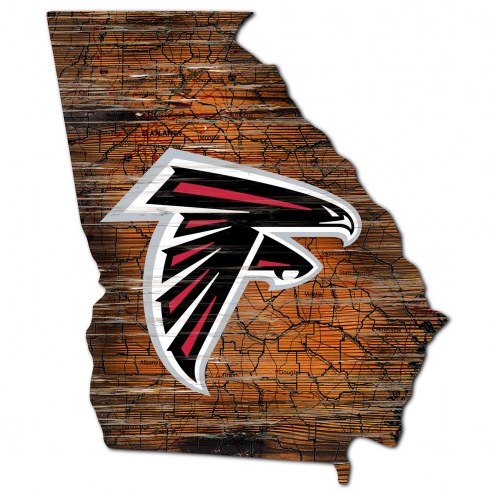 Atlanta Falcons 12&quot; Roadmap State Sign