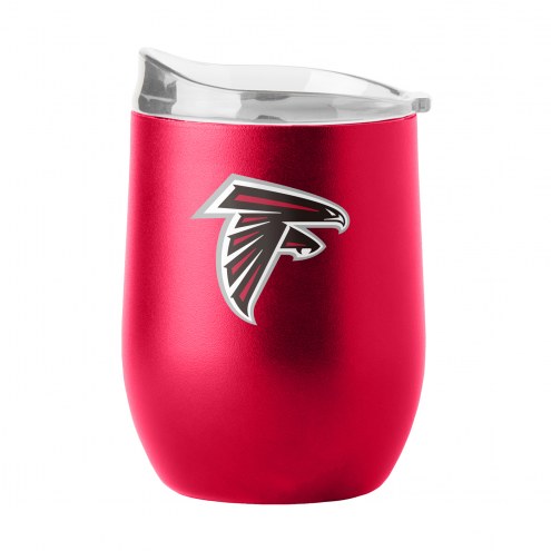 Atlanta Falcons 16 oz. Flipside Powder Coat Curved Beverage Glass