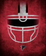Atlanta Falcons 16" x 20" Ghost Helmet Canvas Print