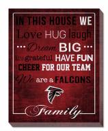 Atlanta Falcons 16" x 20" In This House Canvas Print