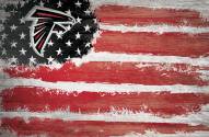 Atlanta Falcons 17" x 26" Flag Sign