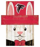 Atlanta Falcons 19" x 16" Easter Bunny Head