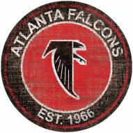 Atlanta Falcons 24" Heritage Logo Round Sign