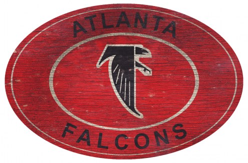 Atlanta Falcons 46&quot; Heritage Logo Oval Sign