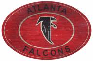 Atlanta Falcons 46" Heritage Logo Oval Sign