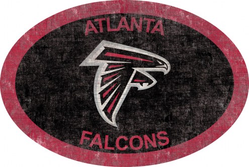 Atlanta Falcons 46&quot; Team Color Oval Sign