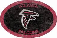 Atlanta Falcons 46" Team Color Oval Sign