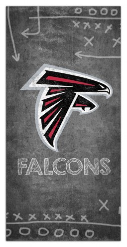 Atlanta Falcons 6&quot; x 12&quot; Chalk Playbook Sign