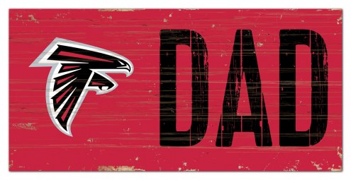 Atlanta Falcons 6&quot; x 12&quot; Dad Sign