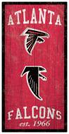 Atlanta Falcons 6" x 12" Heritage Sign