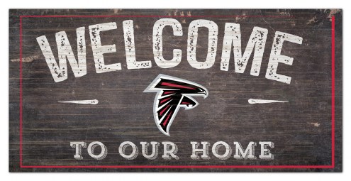 Atlanta Falcons 6&quot; x 12&quot; Welcome Sign