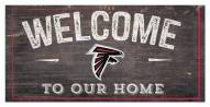 Atlanta Falcons 6" x 12" Welcome Sign