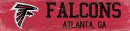 Atlanta Falcons 6" x 24" Team Name Sign