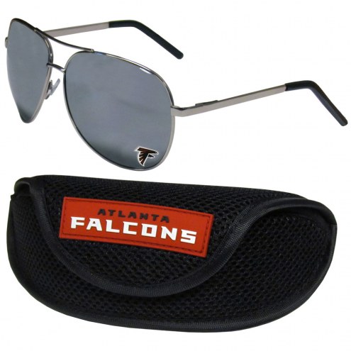 Atlanta Falcons Aviator Sunglasses and Sports Case