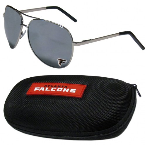 Atlanta Falcons Aviator Sunglasses and Zippered Carrying Case