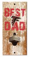 Atlanta Falcons Best Dad Bottle Opener