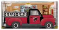 Atlanta Falcons Best Dad Truck 6" x 12" Sign