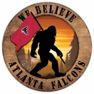 Atlanta Falcons Bigfoot 12" Circle Sign