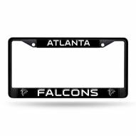 Atlanta Falcons Black Metal License Plate Frame